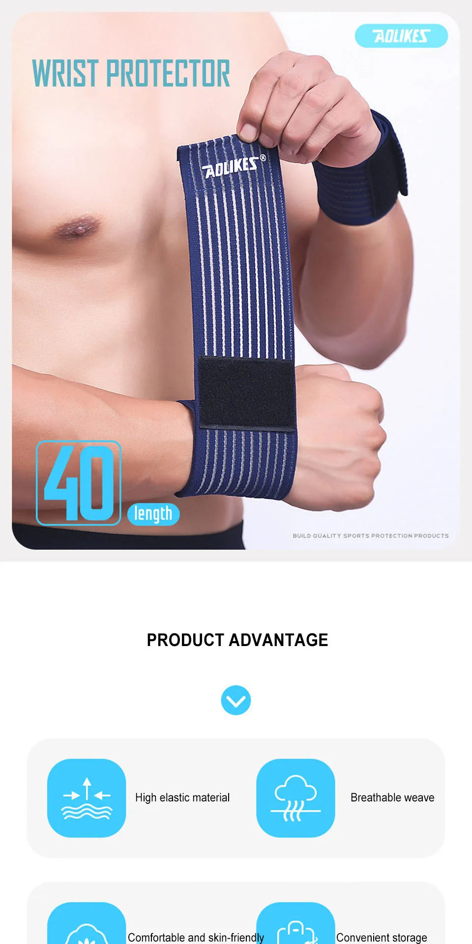 Elastic Knee Wraps