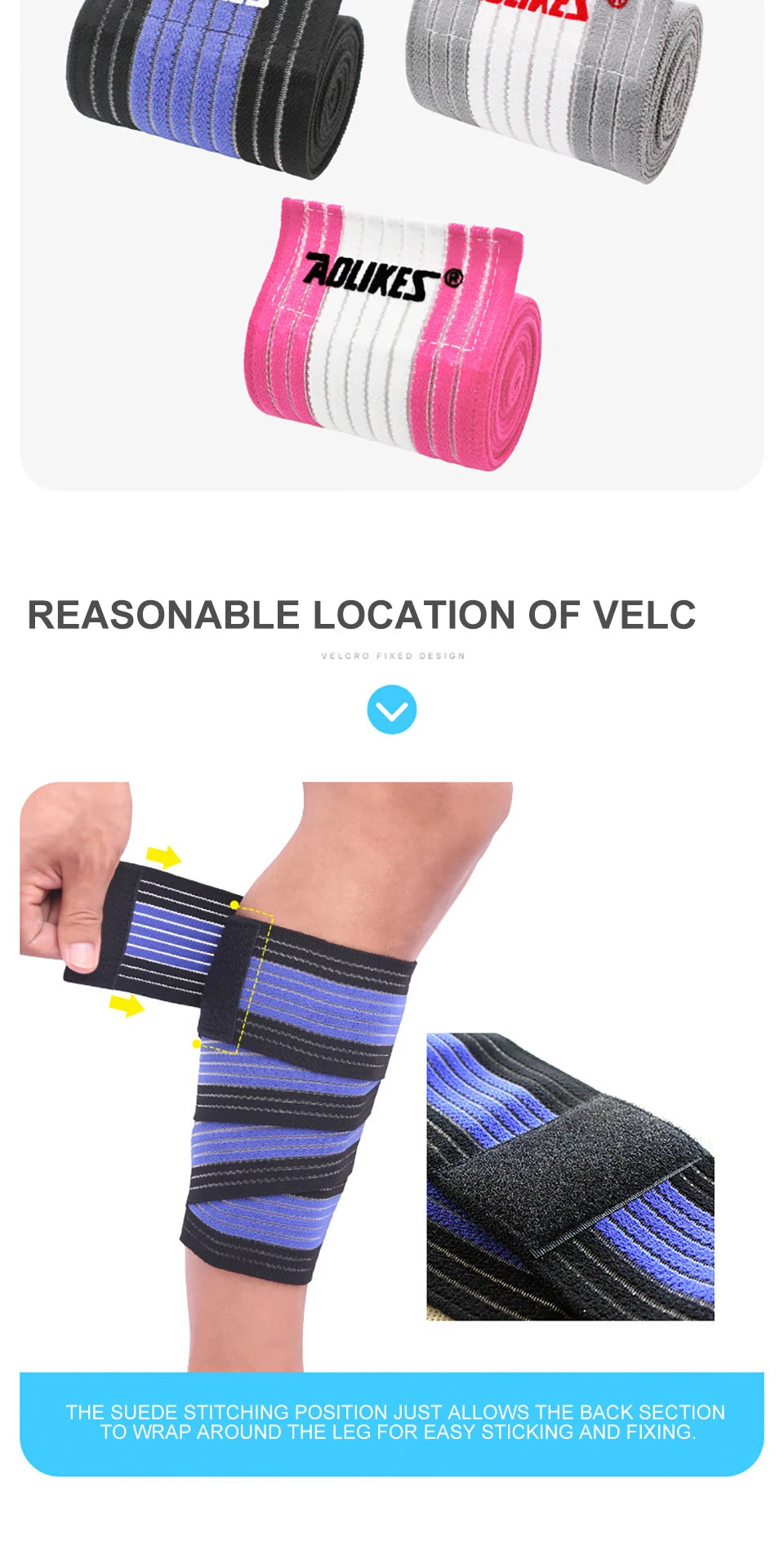 Elastic Knee Wraps