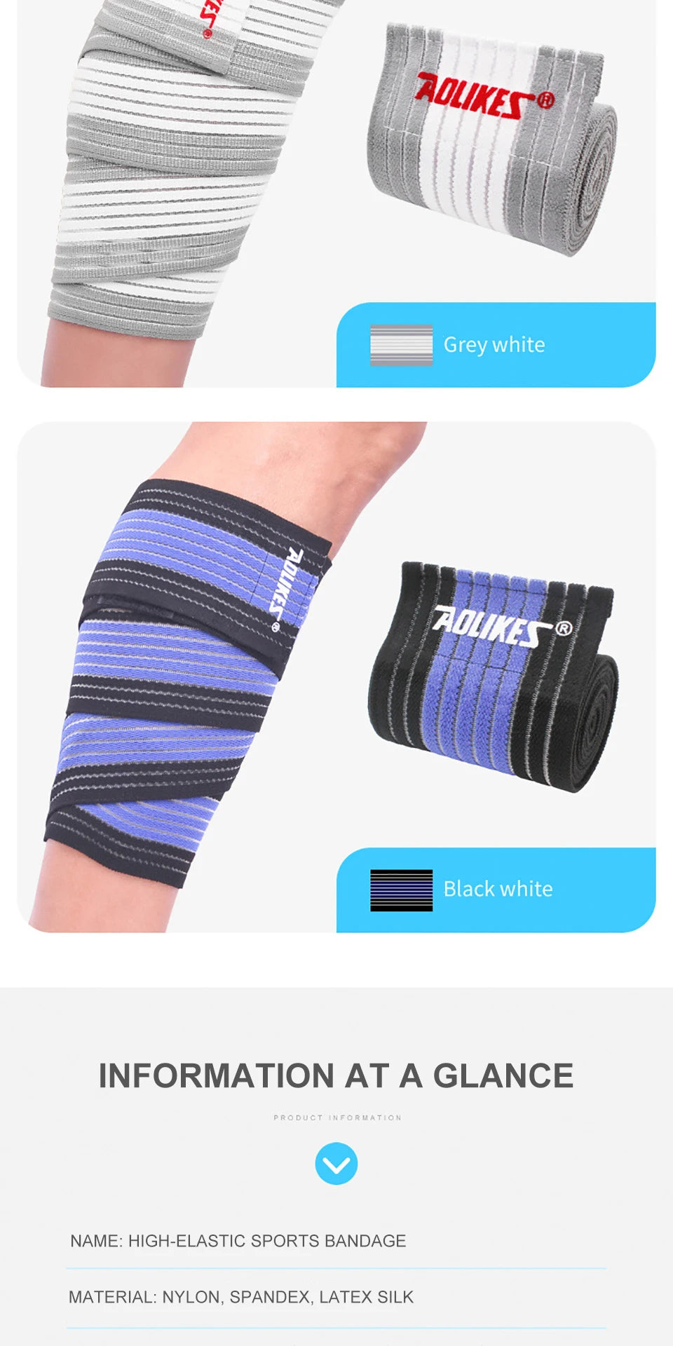 Elastic Knee Wraps