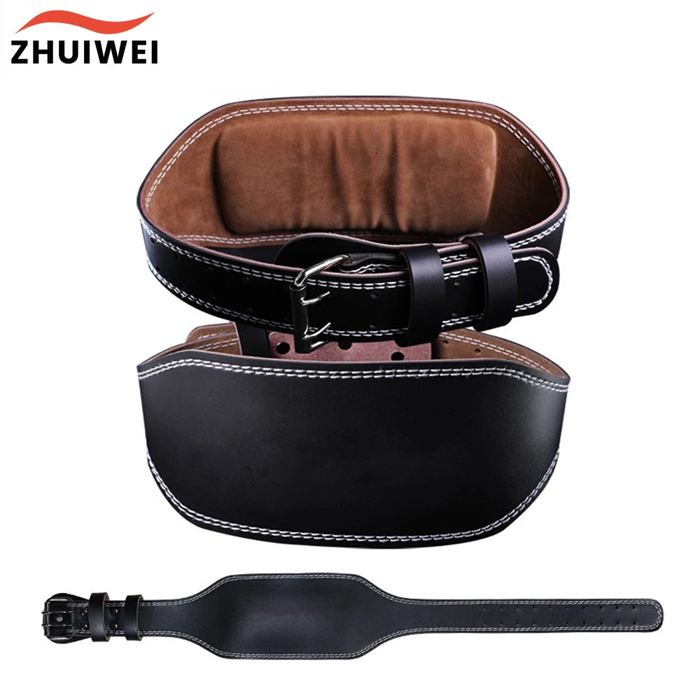 Leather Weightlifting Belt