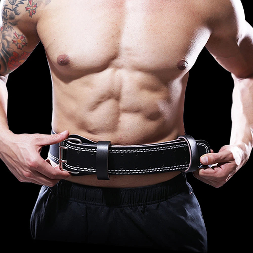 Leather Weightlifting Belt