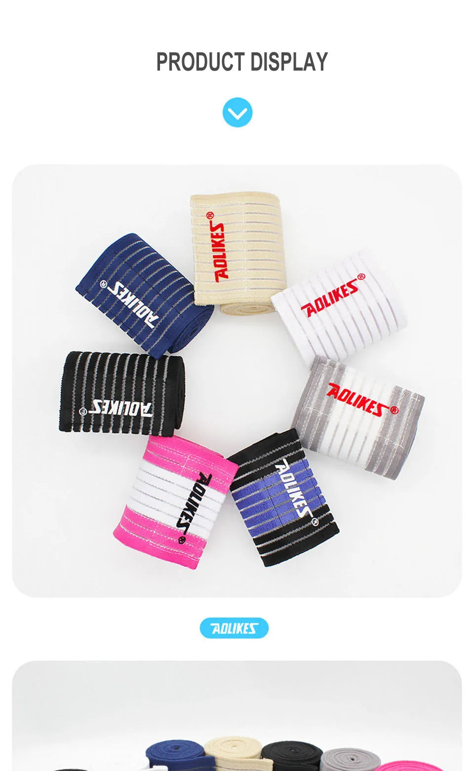 Elastic Knee Wraps