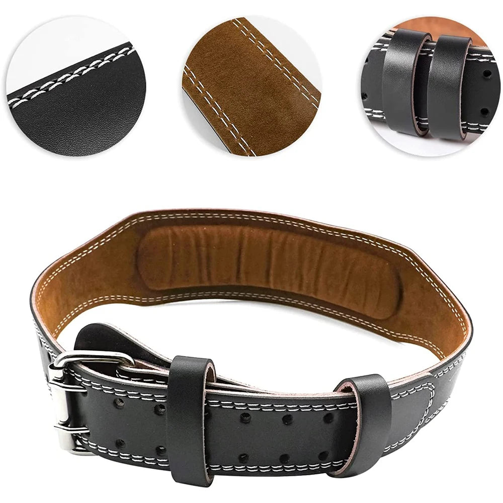 Leather Weightlifting Belt