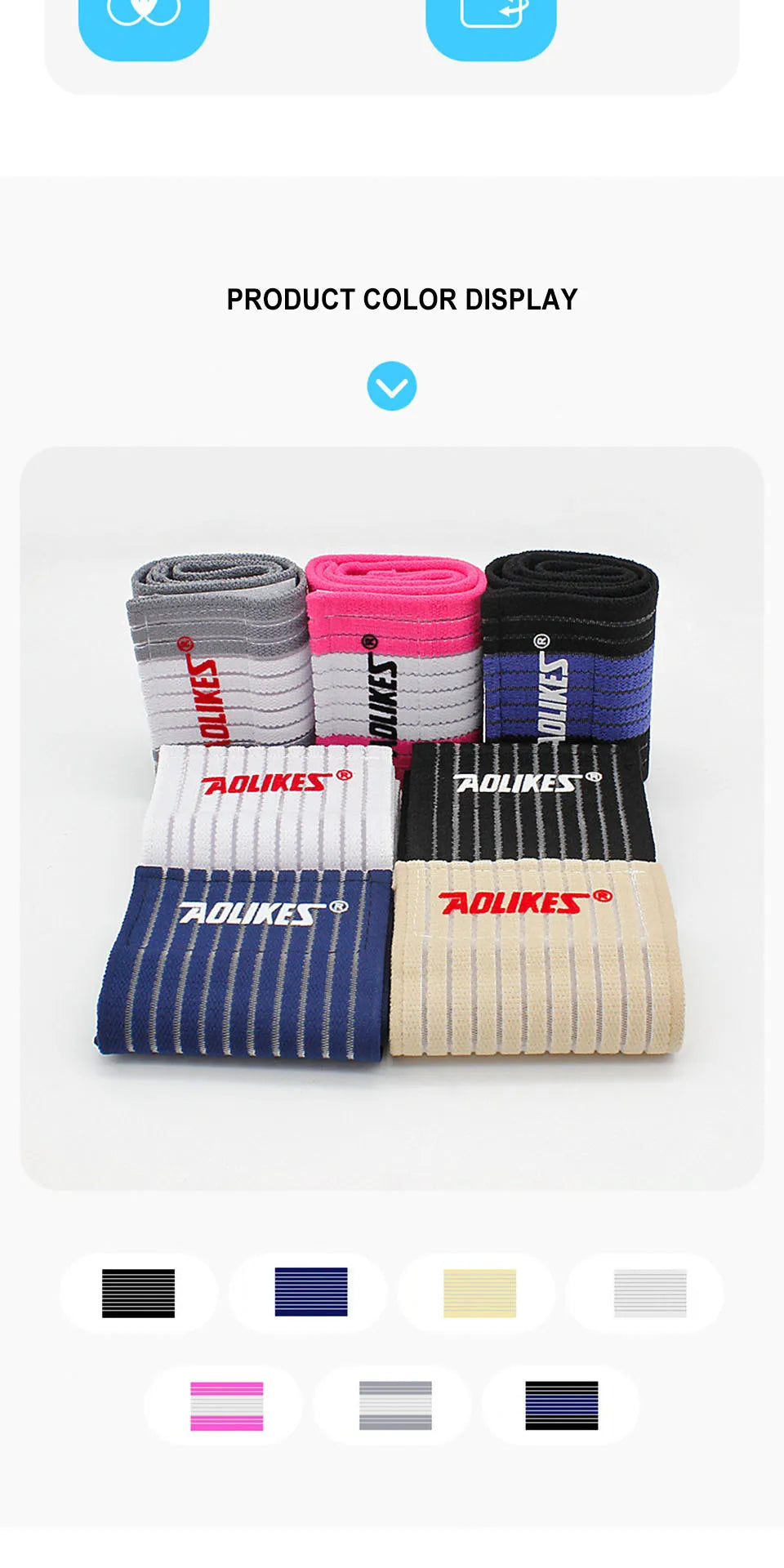 Elastic Knee Wraps