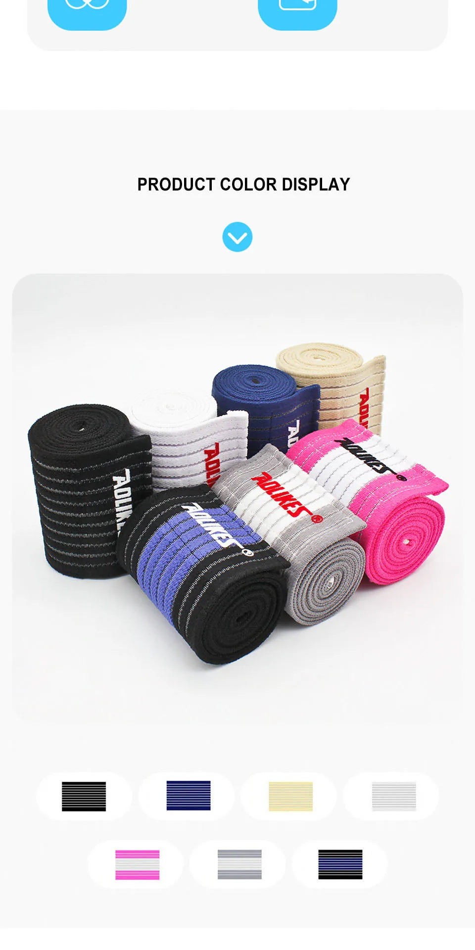Elastic Knee Wraps