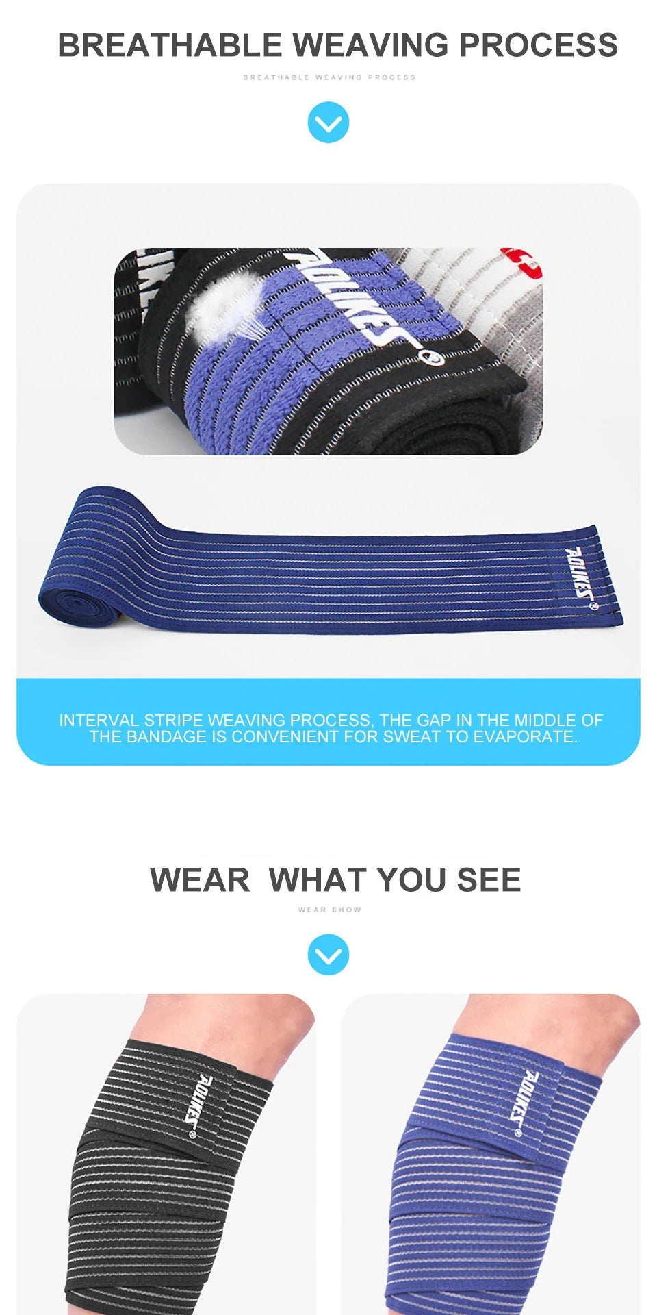 Elastic Knee Wraps