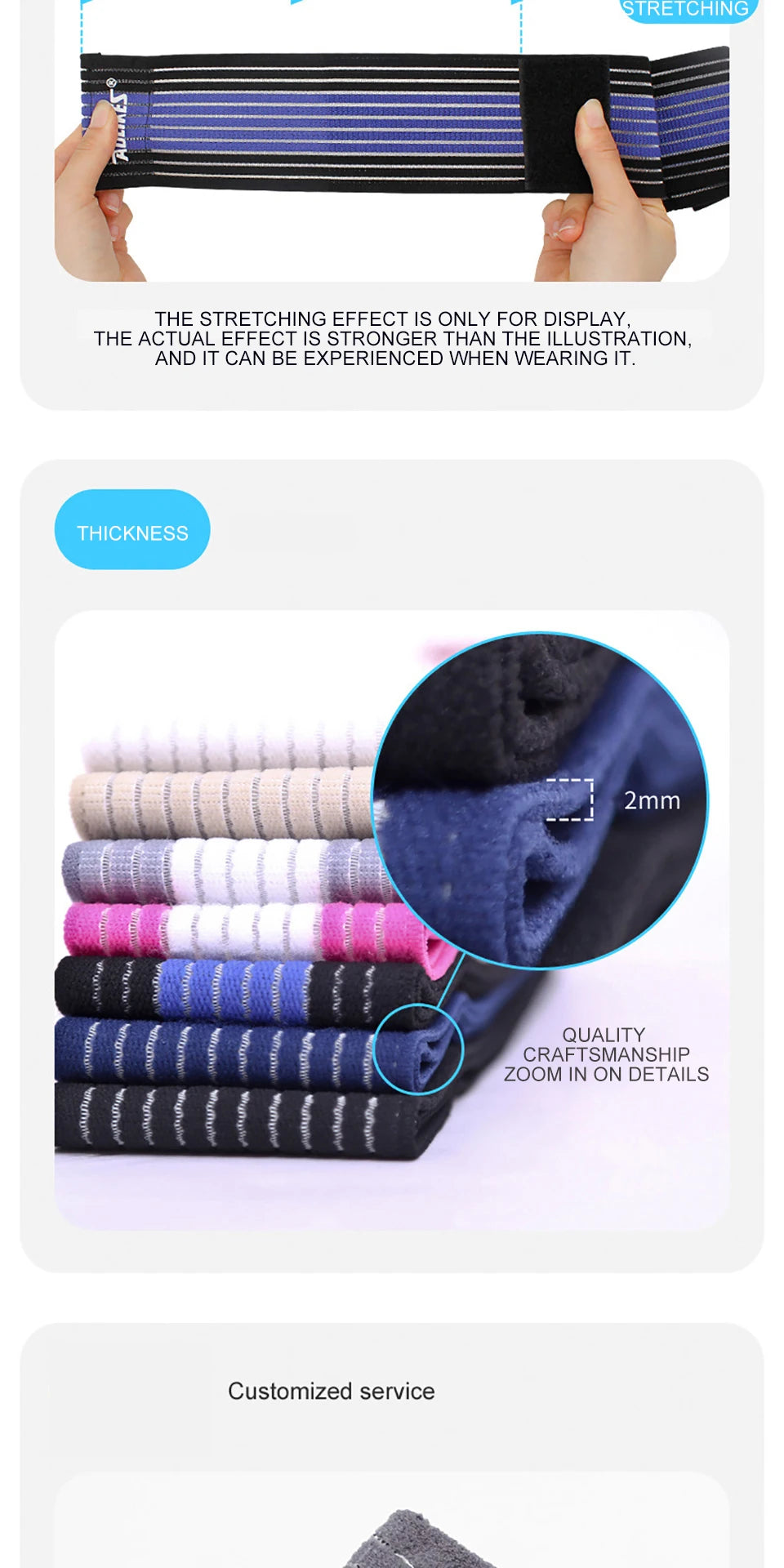 Elastic Knee Wraps