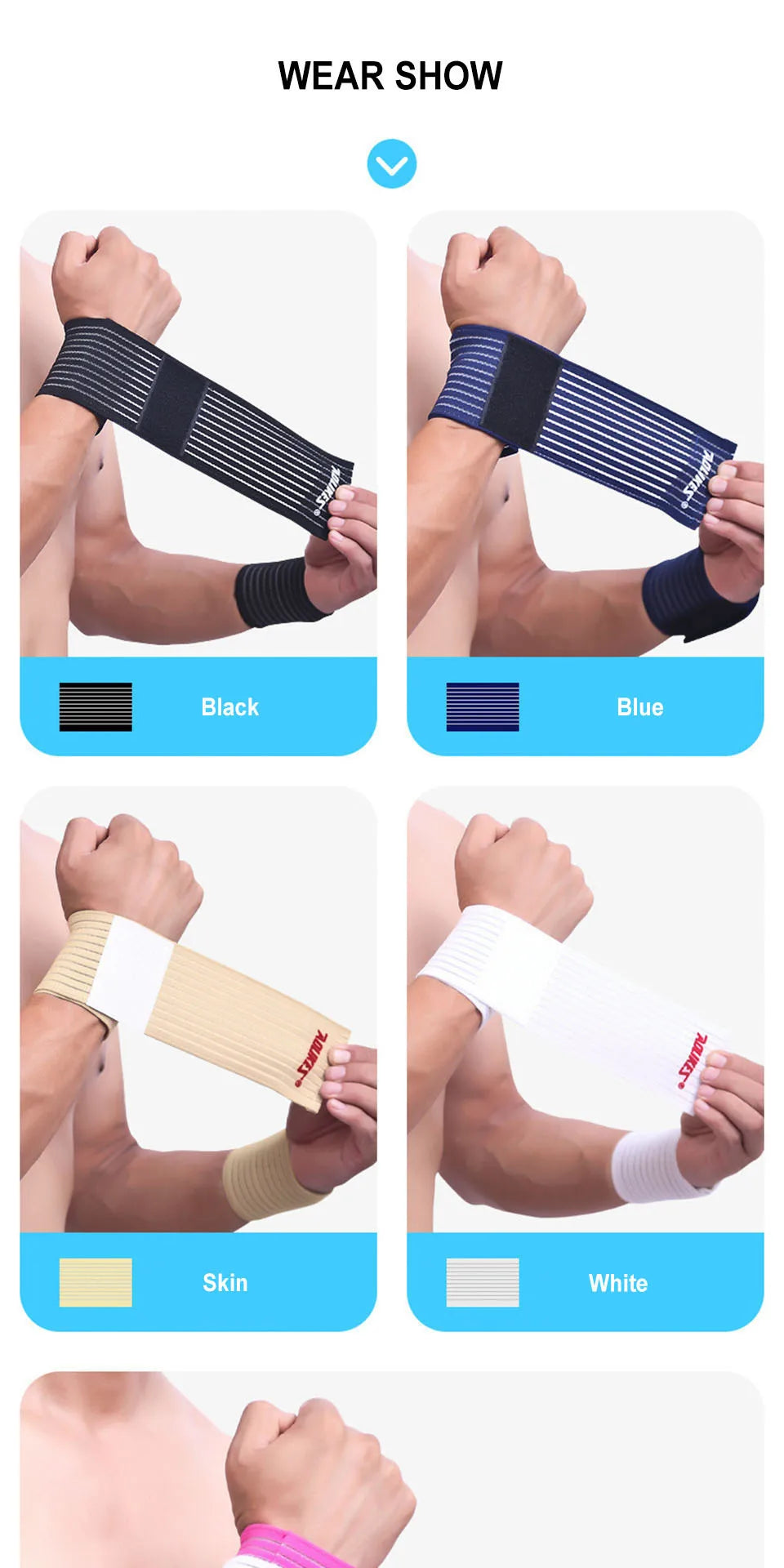 Elastic Knee Wraps