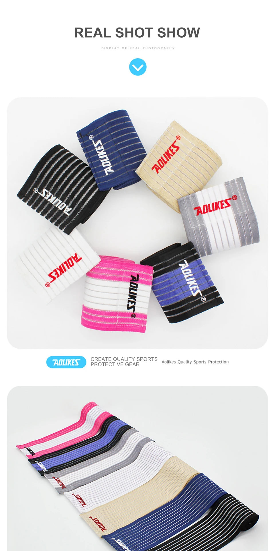 Elastic Knee Wraps