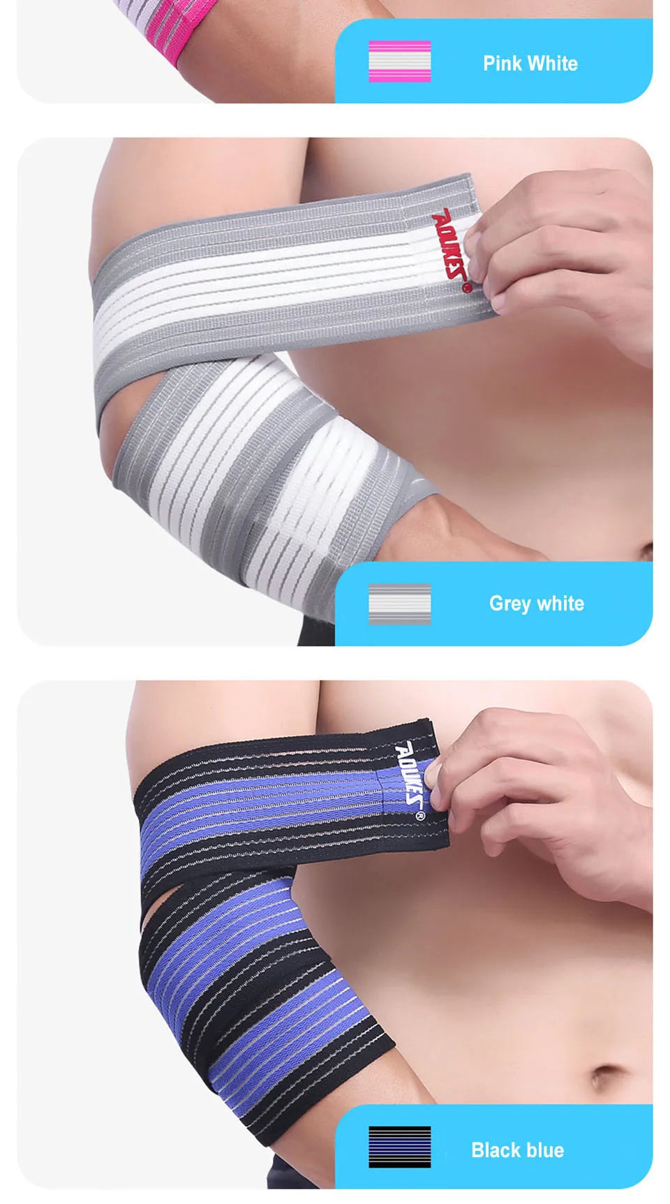 Elastic Knee Wraps