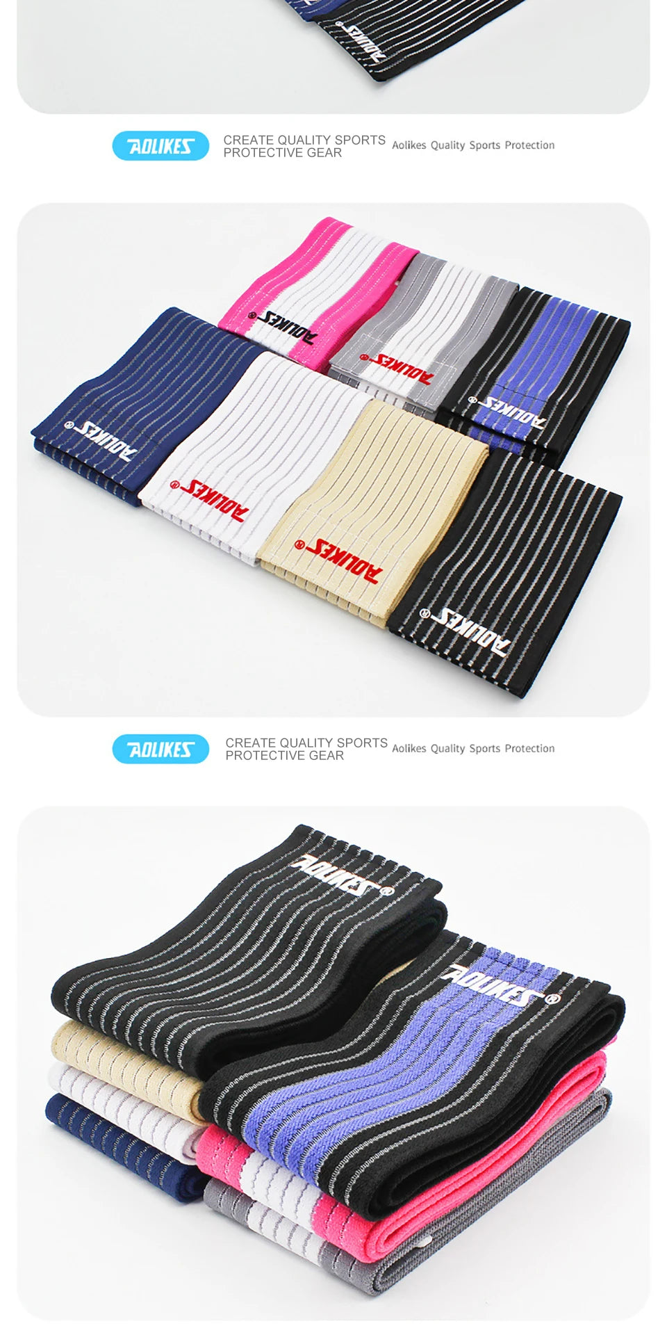 Elastic Knee Wraps