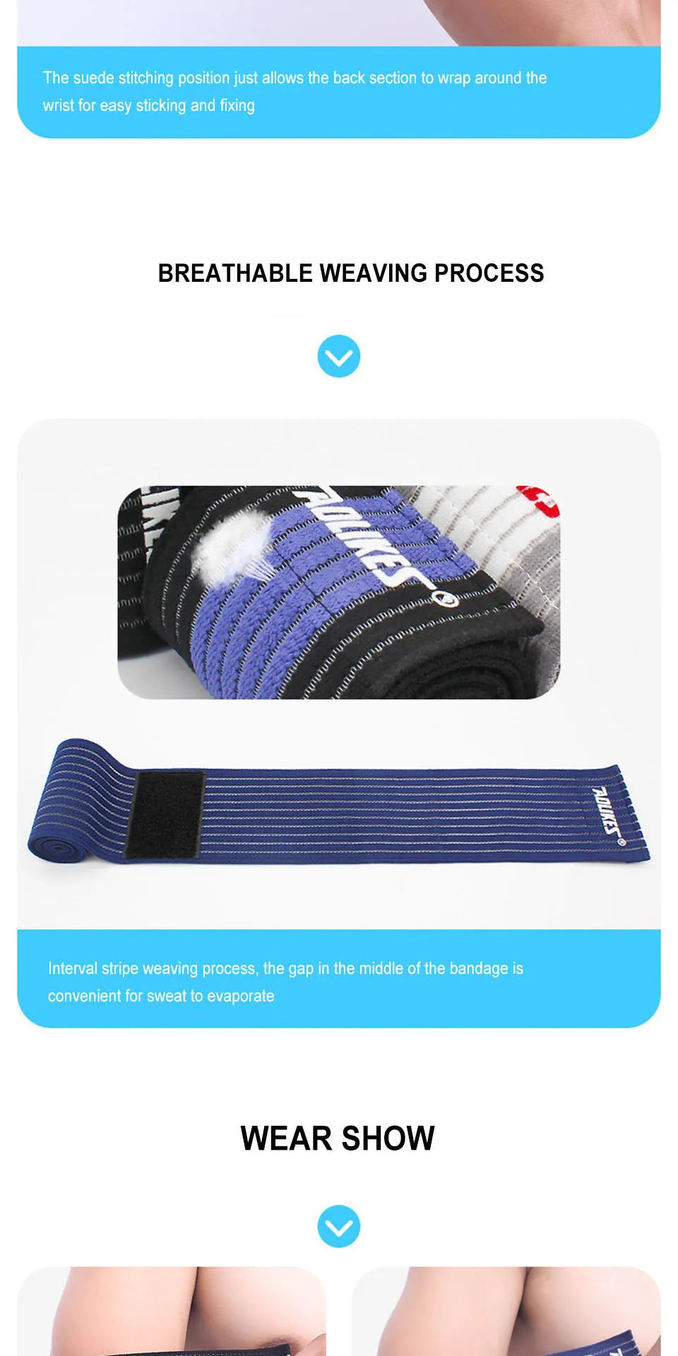 Elastic Knee Wraps